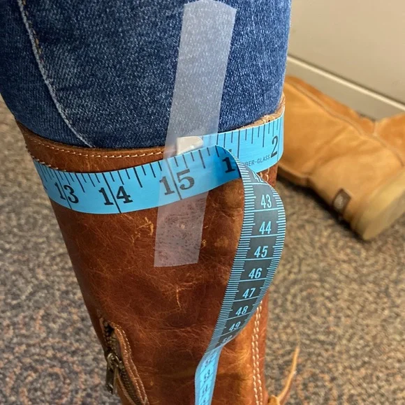 Bed Stu Distressed Brown Leather Mid Calf Moto Boots Size 8 - Picture 10 of 11